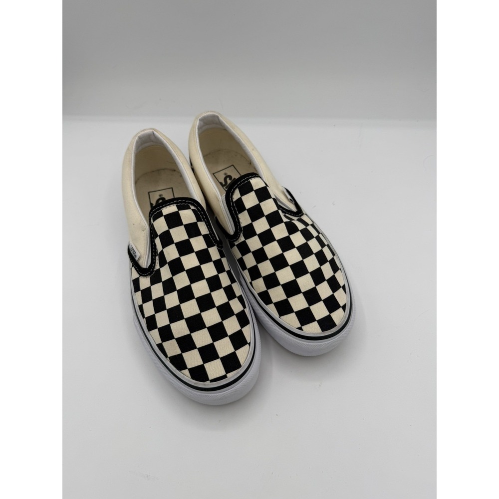 Vans Unisex Adult Classic SlipOn Shoes Black White Checkered Men's 5 Women's 6.5